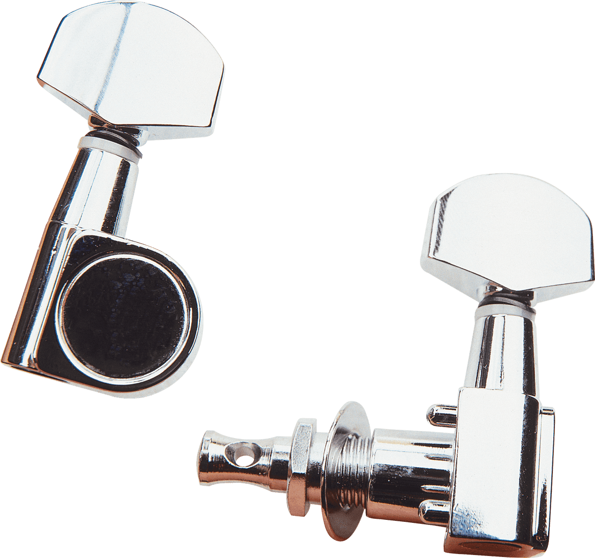 Sealed machine heads - set of 6 (3+3) - chrome