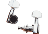 Sealed machine heads - set of 6 (3+3) - chrome