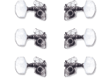 Individual machine heads classical open gear 3+3 chrome