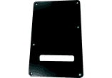 Black plastic tremolo spring cover - 1ply