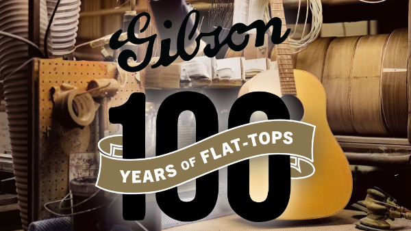 100 år med Gibson flat-top akustiske guitarer